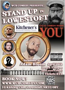 Stand up comedy poster